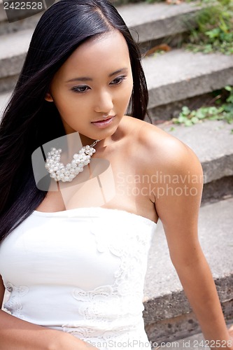 Image of attractive young asian woman beauty portrait 