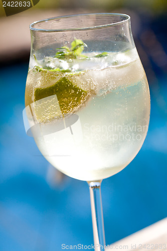 Image of hugo prosecco elderflower soda ice summer drink 