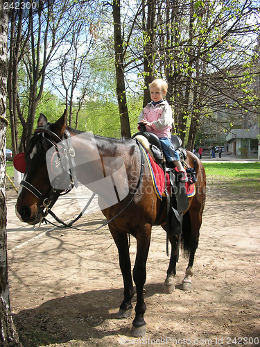 Image of Little horse rider