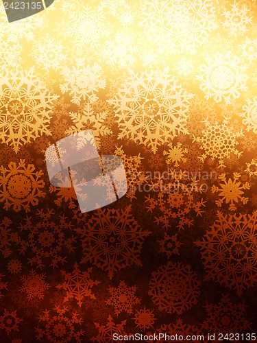 Image of Christmas background with snowflakes. EPS 10