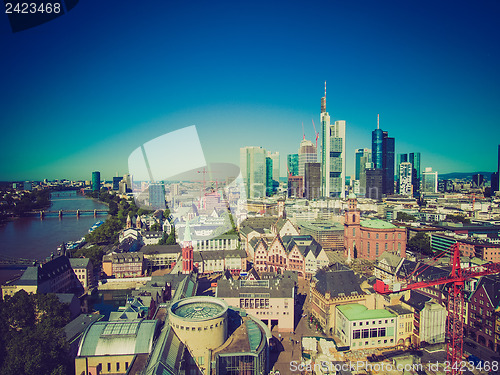 Image of Retro look Frankfurt am Main, Germany