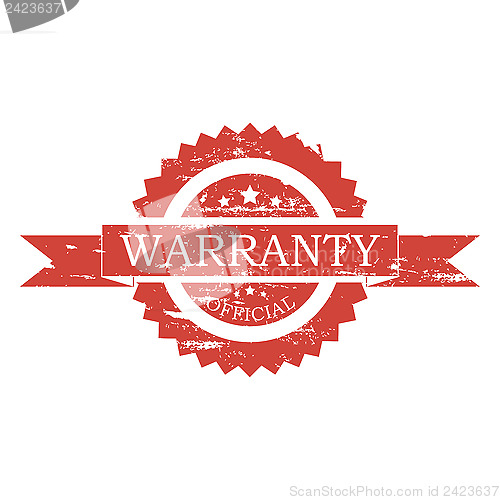 Image of  Warranty stamp