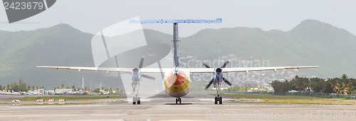 Image of Airplane on a runway