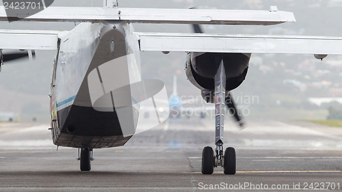 Image of Airplane on a runway