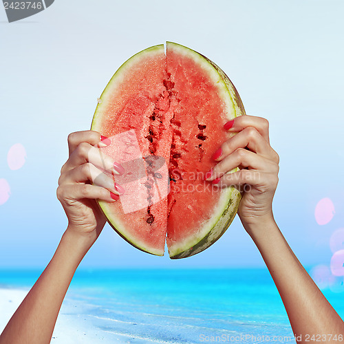 Image of juicy water-melon