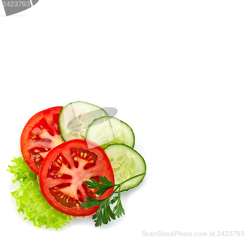 Image of various fresh vegetables