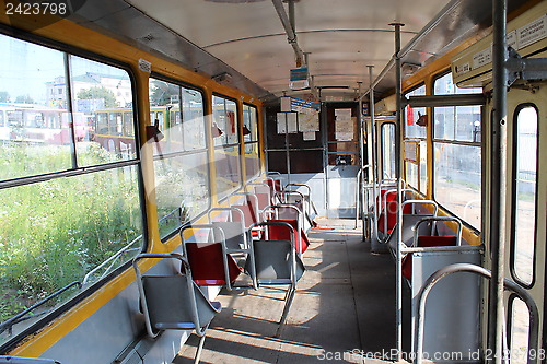 Image of view inside of tramway