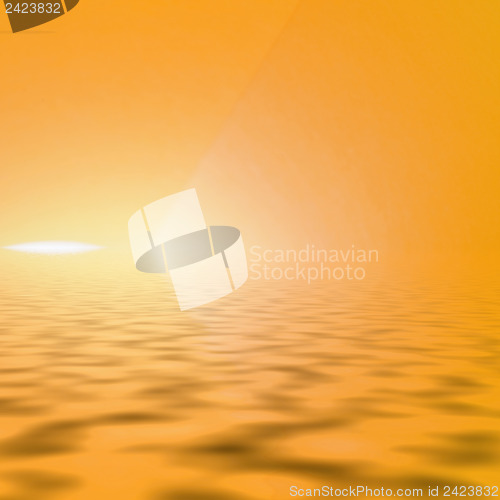 Image of Golden shiny background with blurred ripples