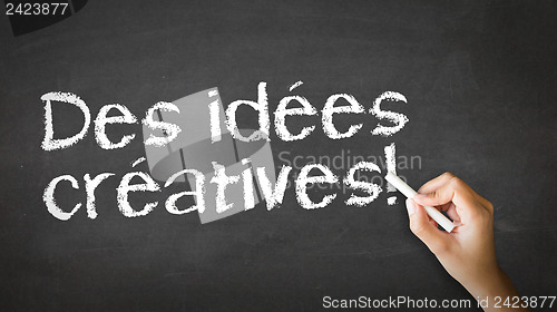 Image of Creative ideas Chalk Illustration