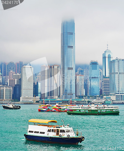 Image of Hong Kong harbor