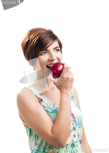 Image of Eating a apple