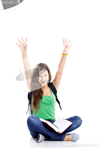 Image of Happy female student