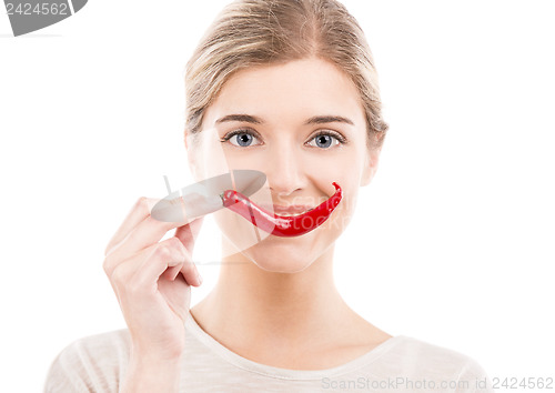Image of Chilli peppers smile