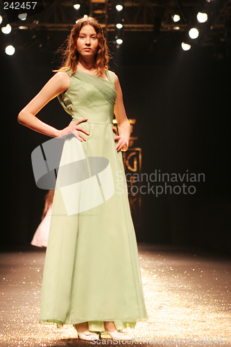 Image of Model on the catwalk