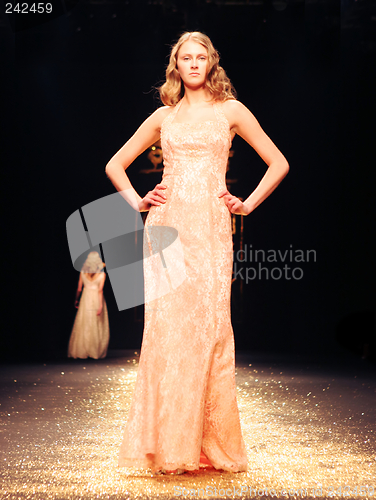 Image of Model on the catwalk