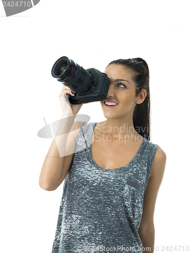 Image of attrative photographer