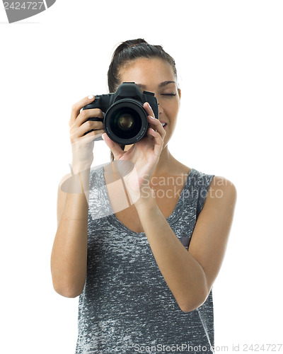 Image of attrative photographer