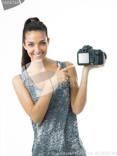 Image of attrative photographer