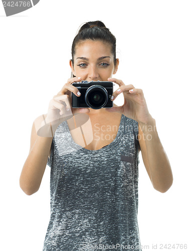 Image of attrative photographer