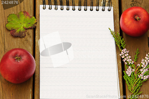 Image of Notebook autumn theme