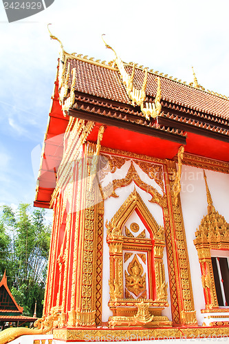 Image of Thai temple art in Thailand