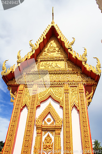 Image of Traditional Thai style window temple