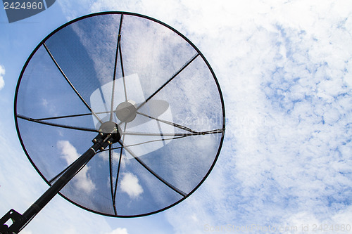 Image of cloud in blue sky