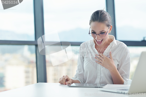 Image of business woman at  office