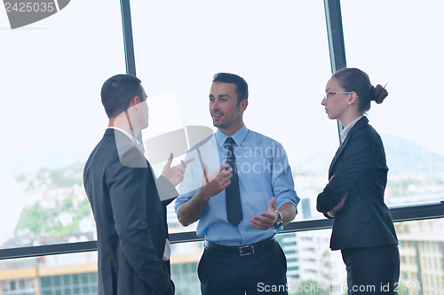 Image of business people in a meeting at office
