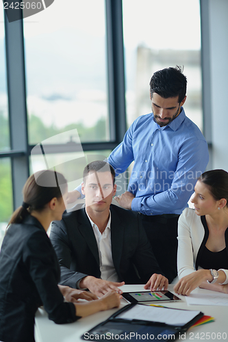 Image of business people in a meeting at office