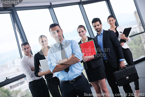 Image of business people in a meeting at office