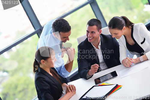Image of business people in a meeting at office