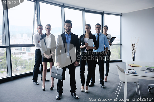 Image of business people in a meeting at office