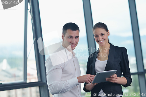 Image of business people in a meeting at office