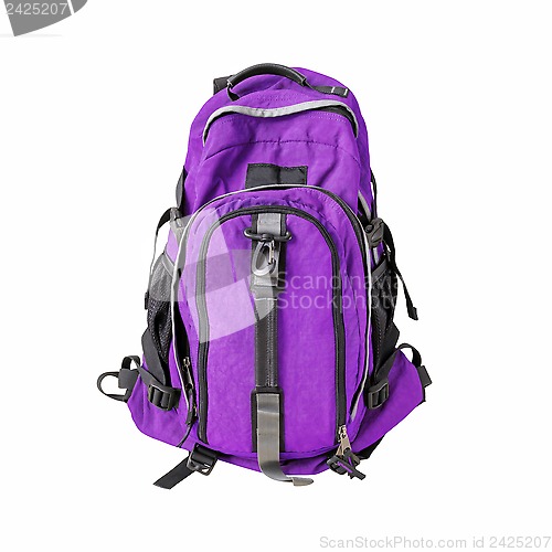 Image of Backpack isolated w/ path