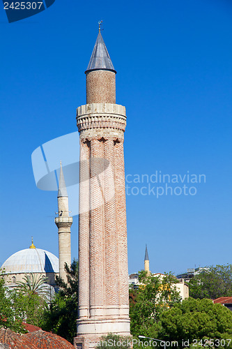 Image of Turkey. The old downtown of Antalya. Yivli minaret