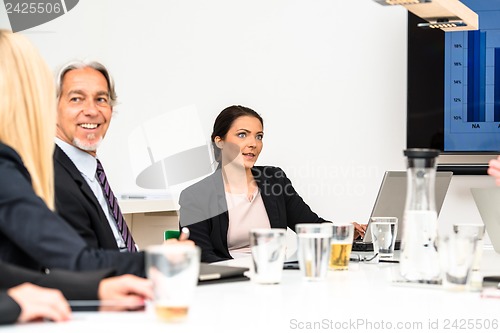 Image of Mixed group in business meeting