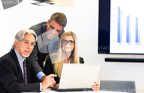 Image of Group in business meeting
