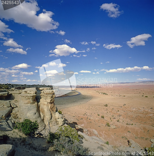 Image of Road in desert, Utah