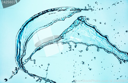 Image of Water splash background