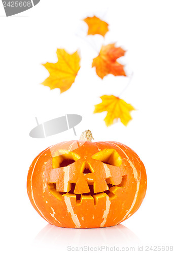 Image of Halloween - old jack-o-lantern