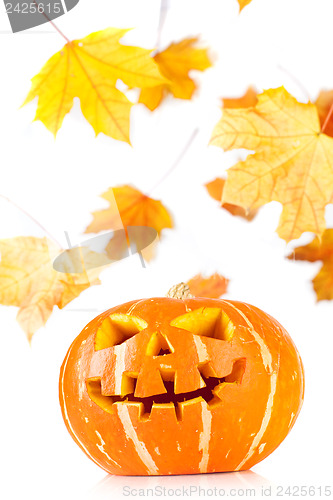 Image of Halloween - old jack-o-lantern