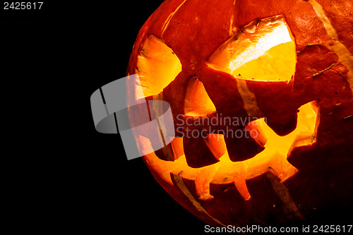 Image of Halloween - old jack-o-lantern