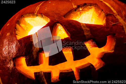 Image of Halloween - old jack-o-lantern