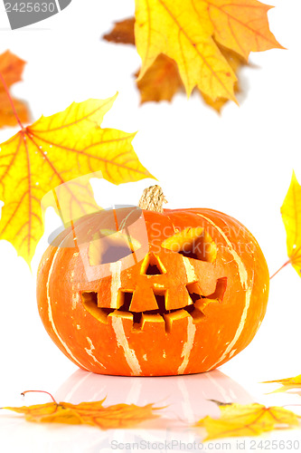 Image of Halloween - old jack-o-lantern