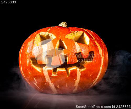 Image of Halloween - old jack-o-lantern