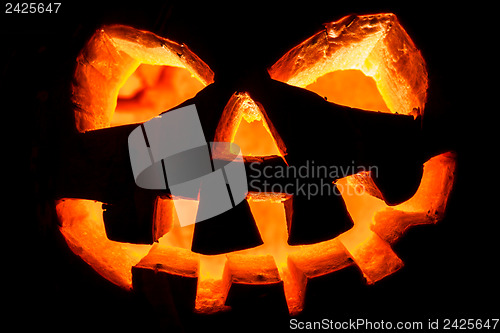 Image of Halloween - old jack-o-lantern