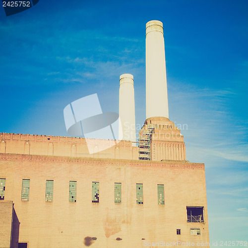 Image of Vintage look Battersea Powerstation London