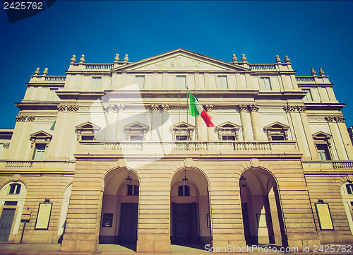 Image of Retro look Teatro alla Scala, Milan