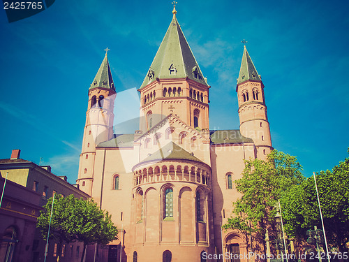 Image of Retro look Mainz Cathedral